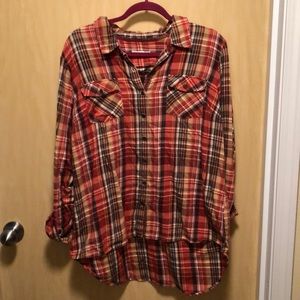 Dress Barn plaid shirt - XL. Worn 3 times